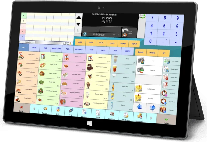 Tablette de caisse
